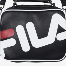 Fila Pu Big Logo Mini - Miesten Olkalaukku - Mustat | FI-47692